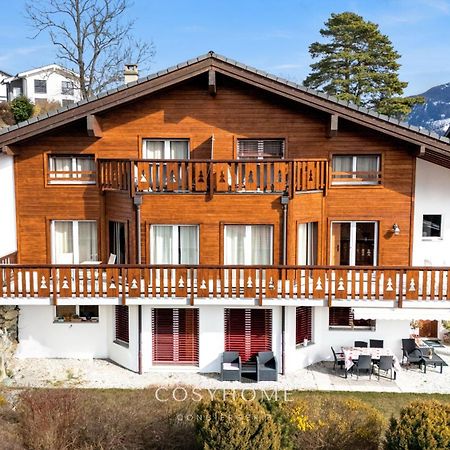 Chalet Des Alpes - Sunset View - Crans-Montana Exterior foto