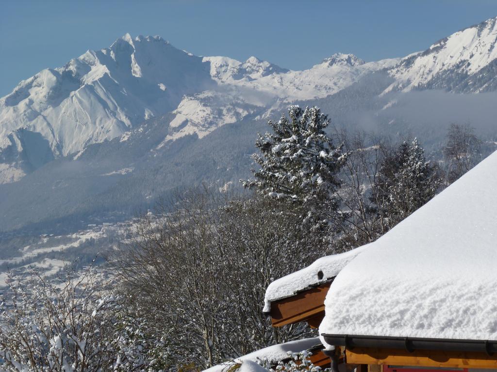 Bed and Breakfast Chalet Des Alpes Crans-Montana Exterior foto